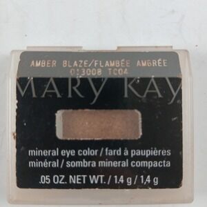 New In‎ Package Mary Kay Mineral Eye Color Amber Blaze Full Size Discontinued